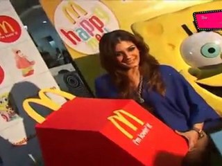Hot Ravina Tandan In Seductive Blue Attire At McDonald