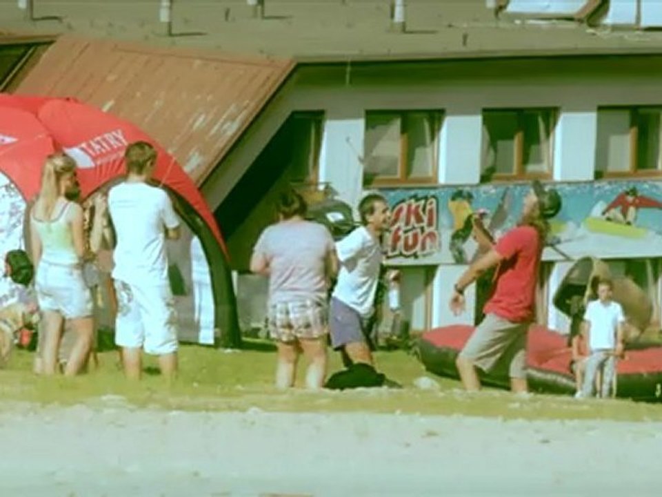 Roman Dubsky paraglide BASE jump - Jasná Adrenalín Film Fest 2011 by LM production