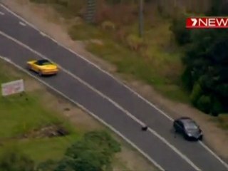 High-speed police chase caught on camera