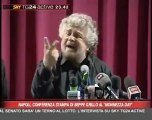 Conferenza stampa Beppe Grillo Napoli Monnezza Day - parte 3