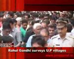 Rahul Gandhi surveys U.P villages