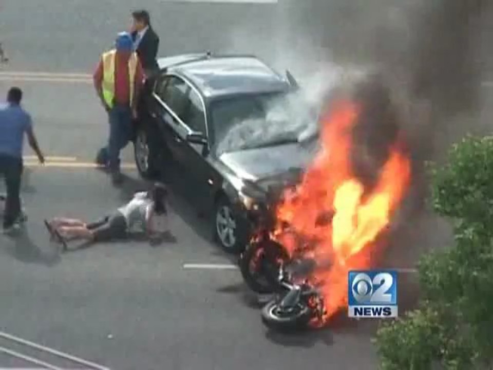 Helden Rettung Trapped Biker