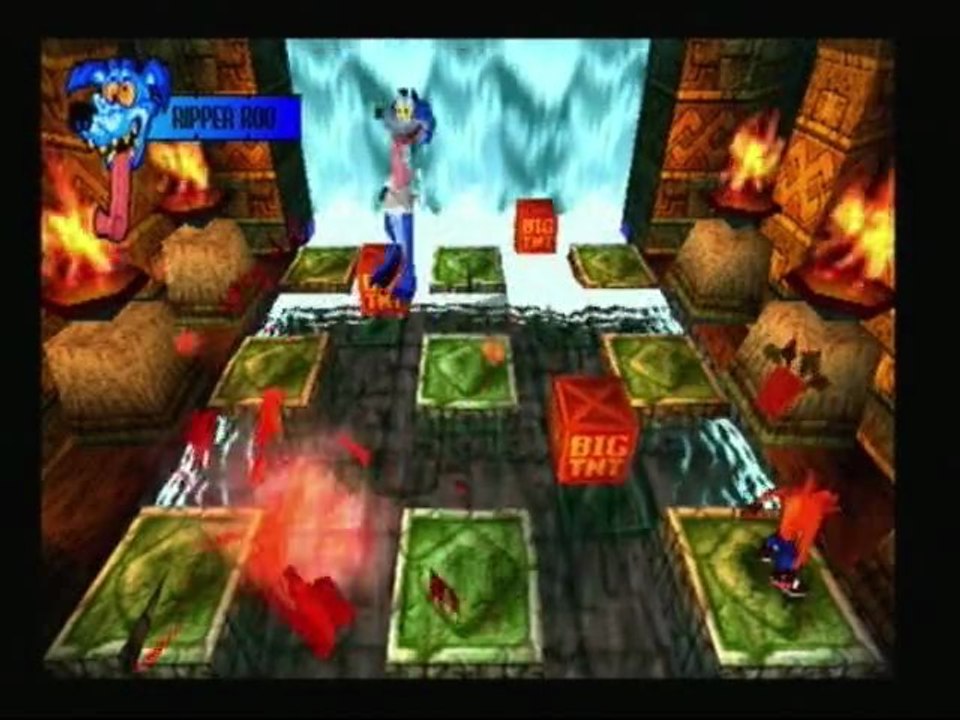 Crash Bandicoot Walkthrough - Episode 4/15 - Deuxième boss et première gemme de couleur