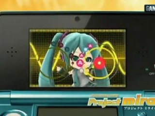 Hatsune Miku : Project Mirai - Trailer #2 (TGS 2011)