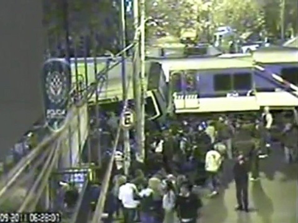 Security video captures Argentina train crash