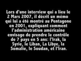 02-03-2007 - Wesley Clark - L'origine des guerres en Irak et en Libye