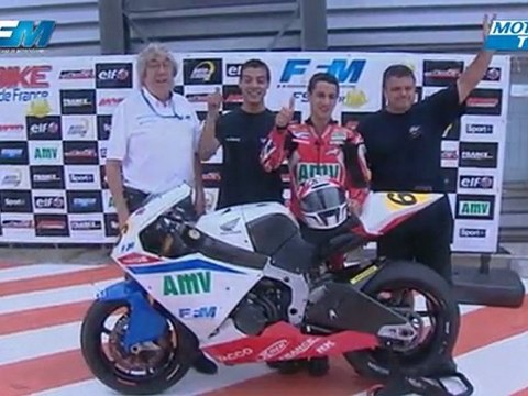 FSBK Ledenon 2 - Présentation Moto 2 Equipe de France