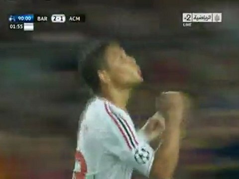 ملخص الشوط التاني :: بارشلونه & اي سي ميلان :: دوري ابطال اوربا