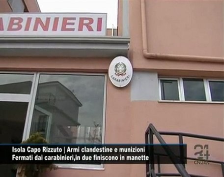 Cn24 | Isola Capo Rizzuto | Sequestrate armi clandestine e munizioni