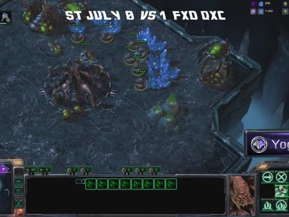 Match SC2 : July (Z) vs QXC (T) NASL Game 2