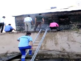 Kovancılar'ın Yazıbaşı Köyünde Yangın Çıktı