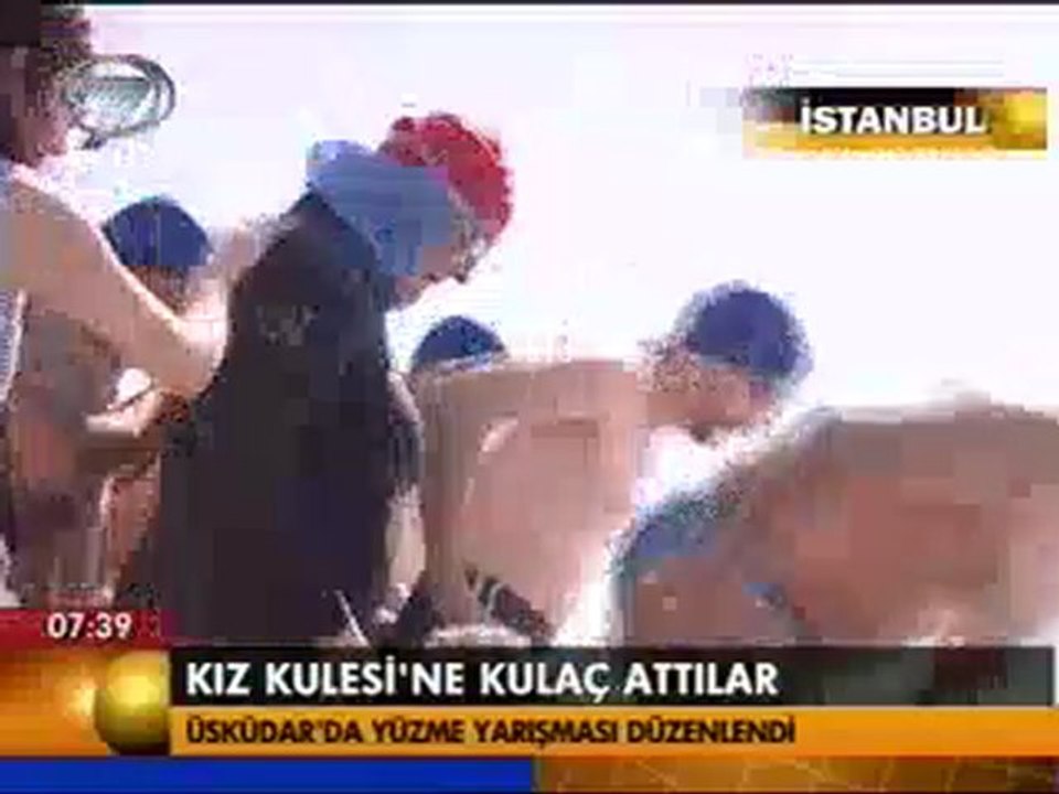 Kız Kulesi'ne Kulaç Atıılar - Kanal 7