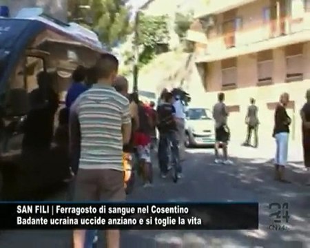 CN24 | SAN FILI | Badante ucraina uccide anziano e si toglie la vita