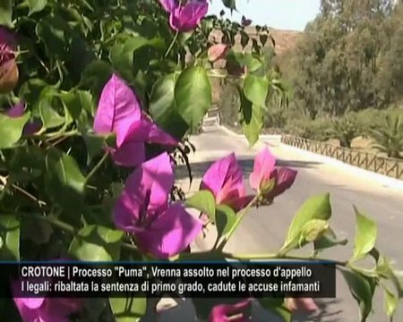 CN24 | CROTONE | Processo Puma , Vrenna assolto nel processo d'appello
