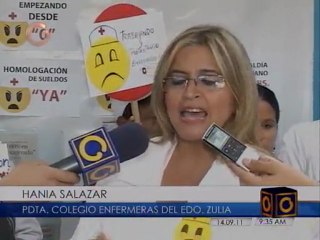 Enfermeras del Zulia exigen mejora salarial