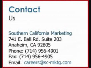 SC Marketing Anaheim Jobs