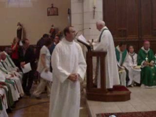 Ordination diaconale de Matthieu Le Merrer le 11 septembre 2011 en l'église paroissiale de  Vouillé