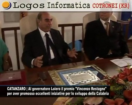 CN24 | CATANZARO | Al governatore Loiero il premio Vincenzo Restagno