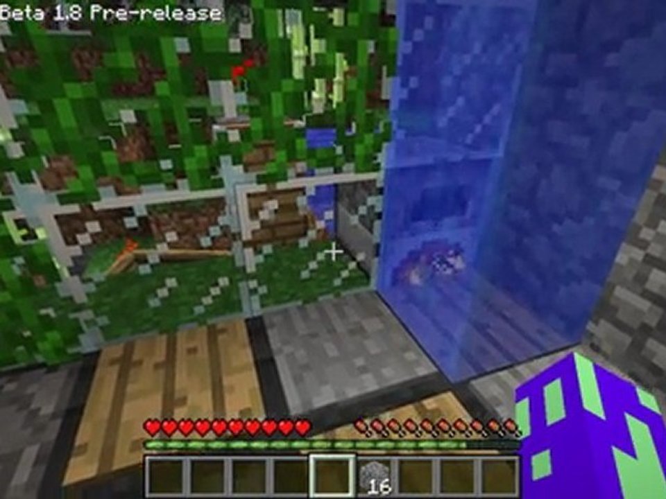 MINECRAFT BUDS douche  et BUDS porte caché secrète