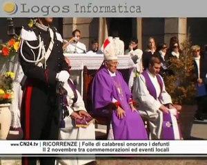 Download Video: CN24 | RICORRENZE | Folle di calabresi onorano i defunti