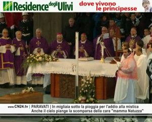 CN24 | PARAVATI | Anche il cielo piange la scomparsa della cara "mamma Natuzza"