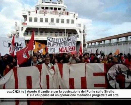 CN24 | Aperto il cantiere per la costruzione del Ponte sullo Stretto