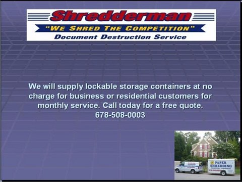 Atlanta Document Destruction | (678) 508-0003