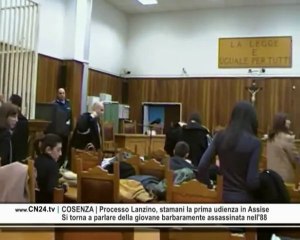 CN24 | COSENZA | Processo Lanzino, stamani la prima udienza in Assise