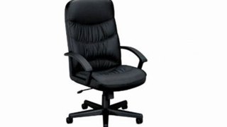 Basyx VL641ST11T VL640 Series Leather Executive High-Back Swivel/Tilt Steel Chair Review