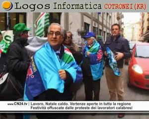 CN24 | Lavoro, Natale caldo. Vertenze aperte in tutta la regione