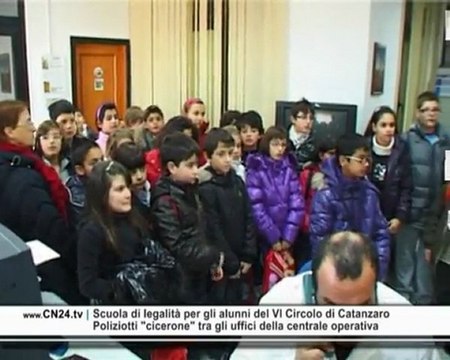 CN24 | Scuola di legalità per gli alunni del VI Circolo di Catanzaro