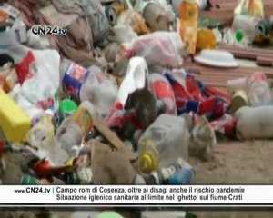 CN24 | Campo rom di Cosenza, oltre ai disagi anche il rischio pandemie