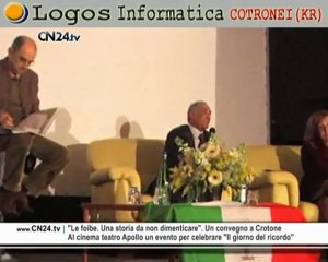 CN24 | "Le foibe. Una storia da non dimenticare". Un convegno a Crotone