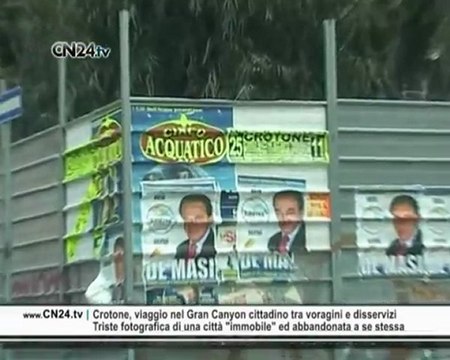 CN24 | Crotone, viaggio nel Gran Canyon cittadino tra voragini e disservizi