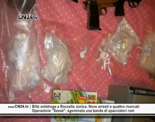 Download Video: CN24 | Blitz antidroga a Roccella Jonica. Nove arresti e quattro ricercati