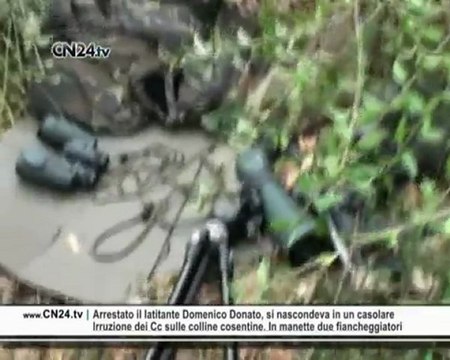 CN24 | Arrestato il latitante Domenico Donato, si nascondeva in un casolare