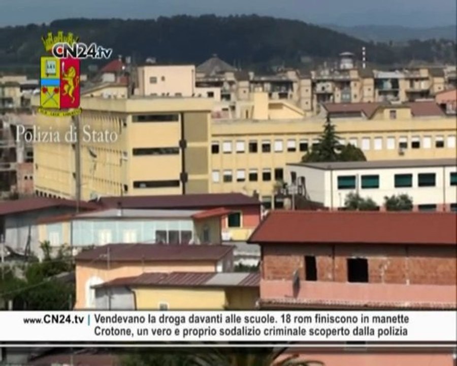 CN24 | Vendevano la droga davanti alle scuole. 18 rom finiscono in manette
