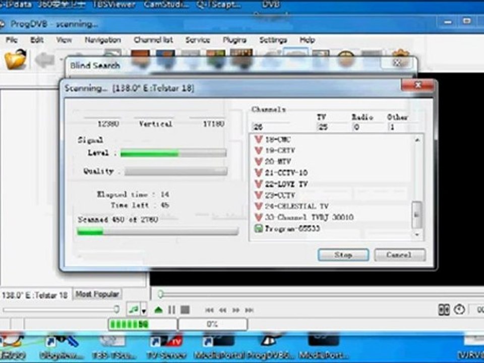Guide for operate Blindscan in ProgDVB with TBS 6925