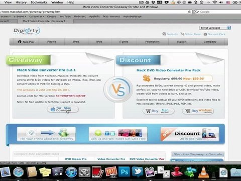 MacX video converter giveaway
