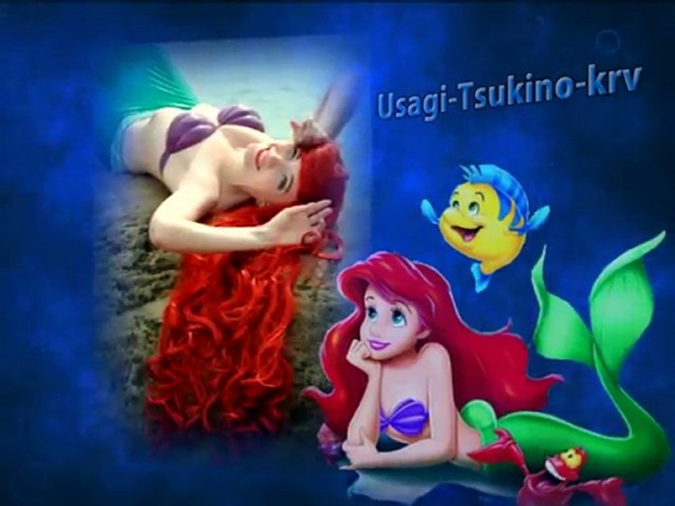 cosplay Usagi-Tsukino-krv Ariel La Sirenita