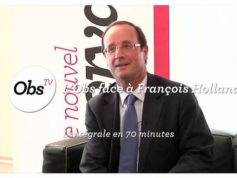 Primaire PS : Hollande face à l'Obs (intégralité)