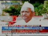 BJP not serious about corruption says Anna Hazare