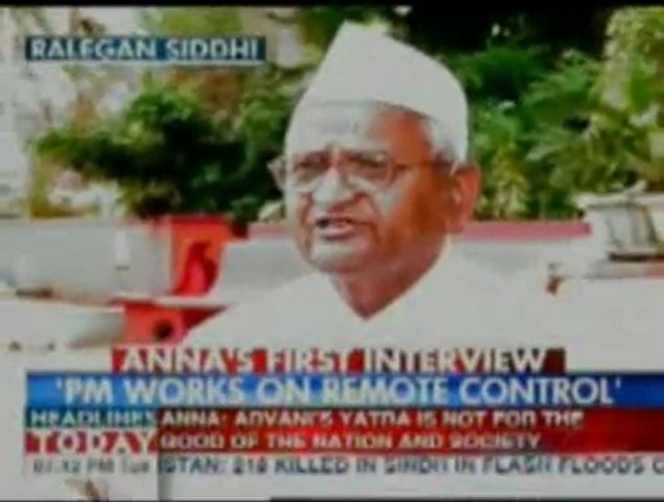 BJP not serious about corruption says Anna Hazare
