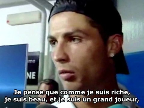 Ronaldo : Je suis riche, beau et fort, les gens sont jaloux