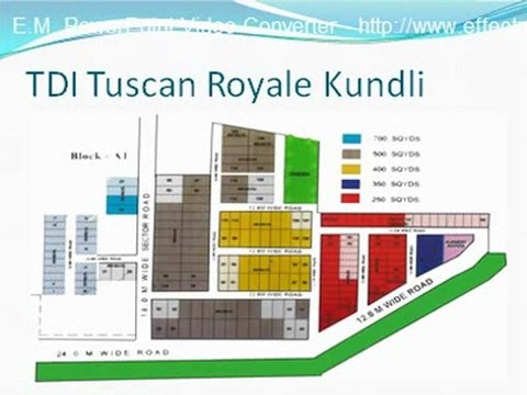 Tuscan Royale Kundli, 9910208778, TDI Project Tuscan Royale