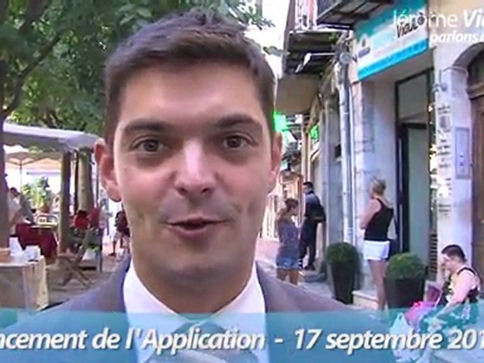 Lancement application smartphone Jerome Viaud