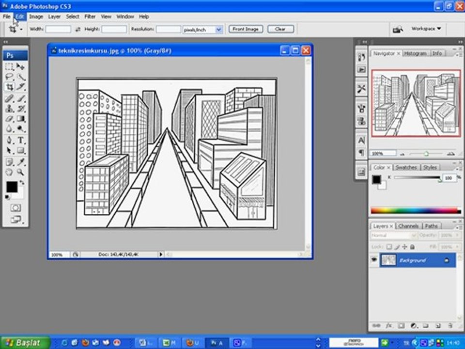 Grafikerlik kursu Photoshop kursu crop araç kullanımı ders videosu, autocad kursu, autocad kursları