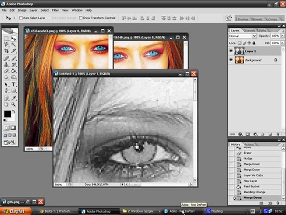 Resim Birleştirme ♥ | Beste T. | Photoshop
