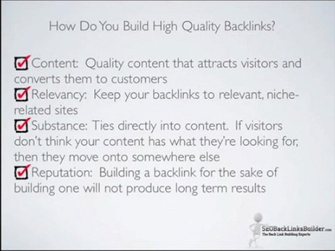 High Quality Backlinks to Increase Visitors and Page Rank | SEO Link Building | How To Build Backlinks