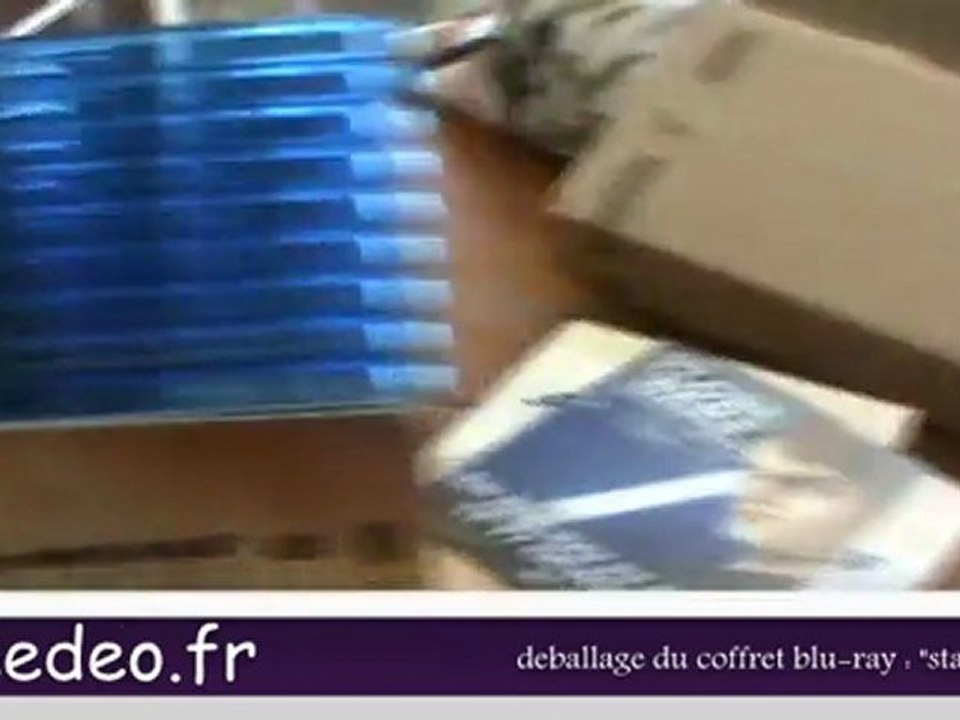 deballage coffret blu ray star war
